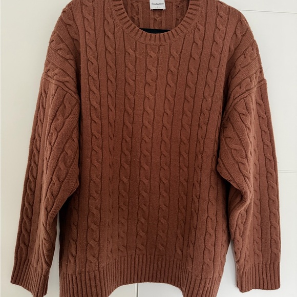 Sunday Best Tops - Sunday Best Peggy Knit Sweater - cognac